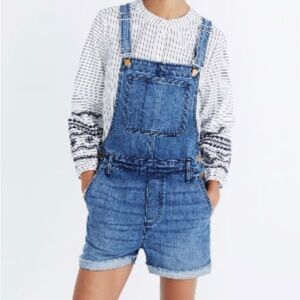 Madewell Adirondack Short Overalls - Small